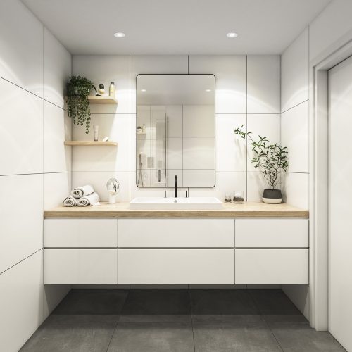 3 db-os LED spot mennyezeti lámpa szett, süllyesztett, hermetikus, IP44, fürdőszoba, kerek, GU10, 4,5 W, 320 lm, 2700 K, meleg fehér, IP65, süllyesztett, Osram