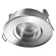 3 db-os LED spotlámpa süllyesztett mennyezetre, hermetikus IP44, fürdőszoba, kerek, GU10, 4,5 W, 320 lm, 2700 K, meleg fehér, IP65, króm, süllyesztett, Osram