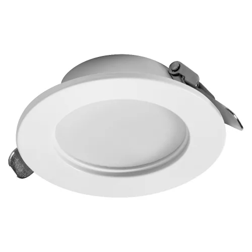 db-os süllyesztett LED mennyezeti spotlámpa, hermetikus, IP44, fürdőszobai kerek, 4,5 W, 240 lm, 3000 K, meleg fehér, IP44, Osram