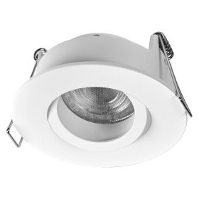   db-os LED spotlámpa süllyesztett mennyezetre, hermetikus IP44, fürdőszobai kerek, GU10, 4,5 W, 320 lm, 4000 K, semleges fehér, IP65, süllyesztett lámpa, Osram