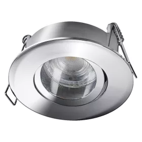   3 db-os LED mennyezeti lámpa szett, süllyesztett spotlámpa, hermetikus, IP44, fürdőszobai kerek, GU10, 4,5 W, 320 lm, 4000 K, semleges, IP65, króm, süllyesztett, Osram