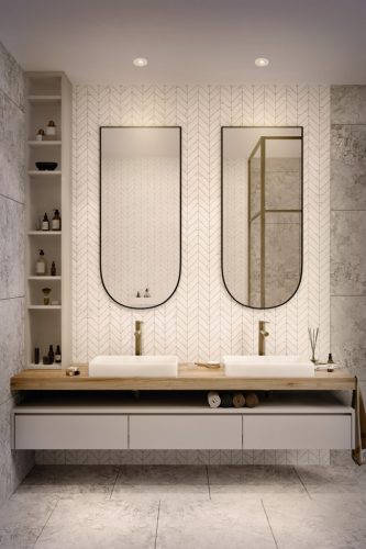 3 db-os LED mennyezeti lámpa szett, süllyesztett spotlámpa, hermetikus, IP44, fürdőszoba, kerek, 4,9 W, 280 lm, 2700 K, meleg, szabályozható, IP65, fehér, süllyesztett, Osram