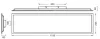 Süllyesztett mennyezeti LED panel 33W 3000lm 2700/6500K CCT fehér 100x30 cm Essentials Osram