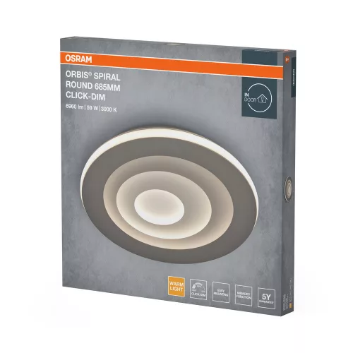 Lámpatest szekrény alatti LED spot 8.5W 620lm CCT fehér Undercabinet Osram