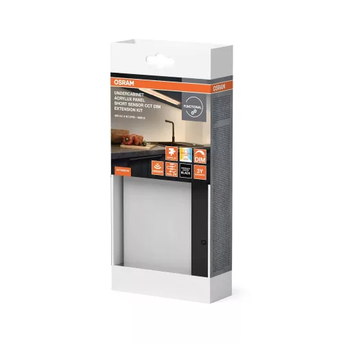 Lámpatest szekrény alatti LED 4W 300lm CCT fekete Undercabinet Osram