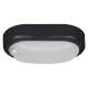 Lámpatest csatorna lámpa garázs Plafon LED 15W 1200lm 3000-4000-6500K CCT IP54 IK06 fekete Bulkhead Osram