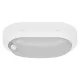 Lámpatest csatorna lámpa garázs Plafon LED 15W 1200lm 3000-4000-6500K CCT IP54 IK06 fehér Bulkhead Osram