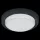 Lámpatest csatorna lámpa garázs Plafon LED 24W 3300lm CCT 3000-4000-6500K IP54 IK06 fekete Bulkhead Osram