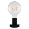 Dekoratív asztali lámpa 1.2W 40lm 1200K meleg fényű E27 fekete Vintage 1906 Osram