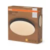 Plafon LED Mennyezeti lámpa felületre szerelhető fürdőszobai 12W 800lm meleg fényű fekete IP44 Orbis Osram