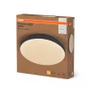 Plafon LED Mennyezeti lámpa felületre szerelhető fürdőszobai 18W 1200lm 3000K fekete IP44 Orbis Osram