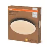 Plafon LED Mennyezeti lámpa felületre szerelhető fürdőszobai 24W 1700lm 3000K fekete IP44 Orbis Osram