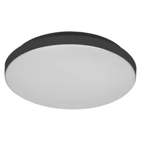   Plafon LED Mennyezeti lámpa felületre szerelhető fürdőszobai 12W 800lm 3000K meleg fényű fekete IP44 Orbis Osram