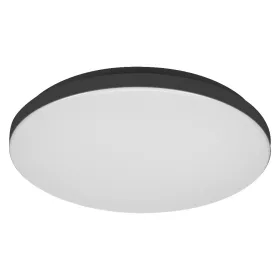   Plafon LED Mennyezeti lámpa felületre szerelhető fürdőszobai 24W 1700lm 3000K meleg fényű fekete IP44 Orbis Osram