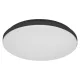 Plafon LED Mennyezeti lámpa felületre szerelhető fürdőszobai 24W 1700lm 3000K meleg fényű fekete IP44 Orbis Osram