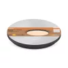 Plafon LED Mennyezeti lámpa felületre szerelhető fürdőszobai 24W 1700lm 3000K meleg fényű fekete IP44 Orbis Osram