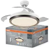 Mennyezeti ventilátor LED lámpával 66W 4200lm 3000/4000/6500K CCT fehér Retractable Osram