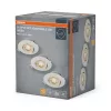 LED mennyezeti süllyesztett spotlámpa 4.9W 330lm 3000K meleg fehér fény, fehér Downlight Osram