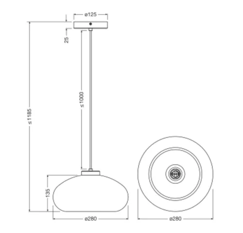 Függesztett mennyezeti lámpatest E27 arany Decor Osram