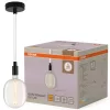 Függesztett mennyezeti lámpa 9.5W 450lm 2700K meleg fehér fény, fekete Decor Osram