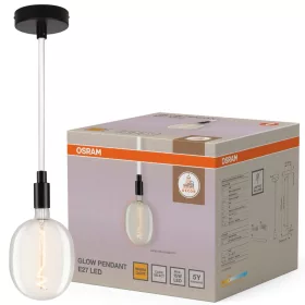   Függesztett mennyezeti lámpa 9.5W 450lm 2700K meleg fehér fény, fekete Decor Osram