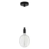 Függesztett mennyezeti lámpa 9.5W 450lm 2700K meleg fehér fény, fekete Decor Osram