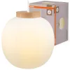 Függesztett mennyezeti lámpatest E27 fehér fa Decor Osram