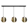 Függesztett mennyezeti lámpatest 3x E27 arany Decor Osram