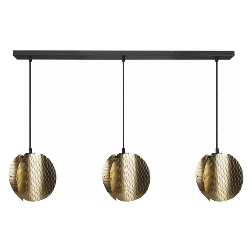 Függesztett mennyezeti lámpatest 3x E27 arany Decor Osram