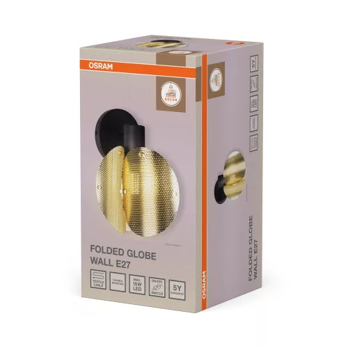 LED fali spotlámpa E27 arany Decor Osram