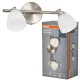 LED fali spotlámpa 2x G9 nikkel Cup Osram