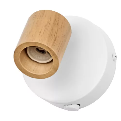 LED fali spotlámpa GU10 fehér fa Brick Osram