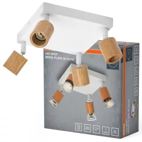 LED fali spotlámpa 4x GU10 fa fehér Brick Osram