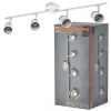 LED fali spotlámpa 4x GU10 fehér fa Stamp Osram