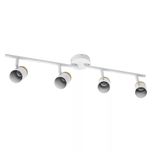 LED fali spotlámpa 4x GU10 fehér fa Stamp Osram