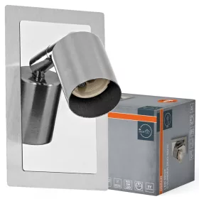 LED fali spotlámpa GU10 króm nikkel Cylinder Osram