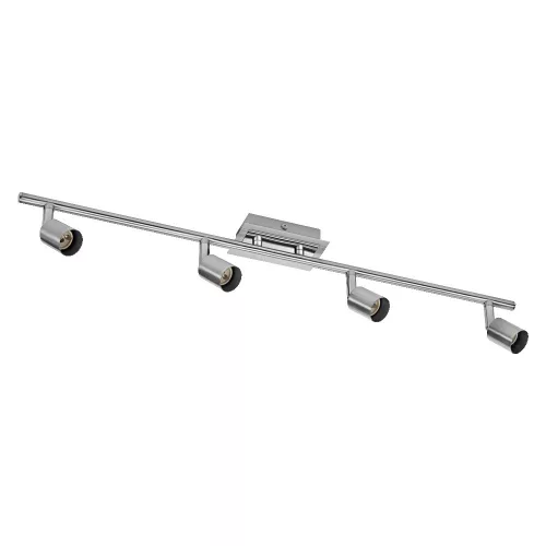 LED fali spotlámpa 4x GU10 nikkel króm Cylinder Osram