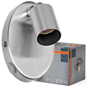LED fali spotlámpa GU10 nikkel Cylinder Osram