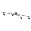 LED fali spotlámpa 4x GU10 nikkel Cylinder Osram