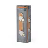 LED fali spotlámpa 2x GU10 fehér Wood fa Osram