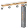 LED fali spotlámpa 4x GU10 fa fehér Wood Osram