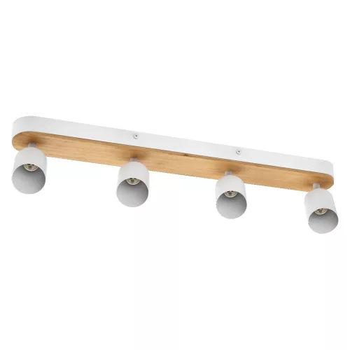 LED fali spotlámpa 4x GU10 fa fehér Wood Osram