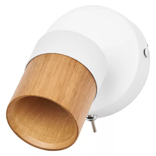LED fali spotlámpa GU10 fehér fa Wood Osram