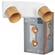 LED fali spotlámpa 2x GU10 fehér fa Wood Osram