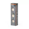 LED fali spotlámpa 3x G9 nikkel króm Vase Osram
