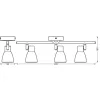LED fali spotlámpa 3x G9 nikkel króm Vase Osram