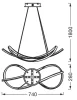Függesztett mennyezeti lámpa 40W 3100lm 2600-6000K CCT dimmelhető fehér Decor Osram