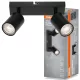 LED fali spotlámpa 2x GU10 fekete Elemental Osram