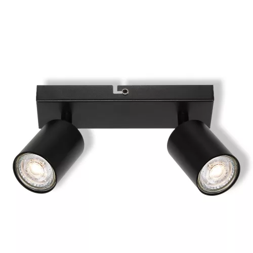 LED fali spotlámpa 2x GU10 fekete Elemental Osram