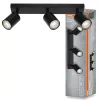 LED fali spotlámpa 3x GU10 fekete Elemental Osram